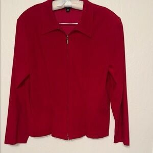 Vintage Briggs New York Vibrant Red blazer